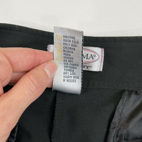 Tehama Hang Em Dry Womens Golf Shorts Sz 10 Black - Picture 5 of 6